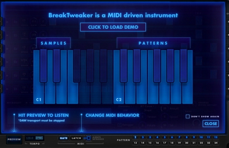 BreakTweaker MIDI