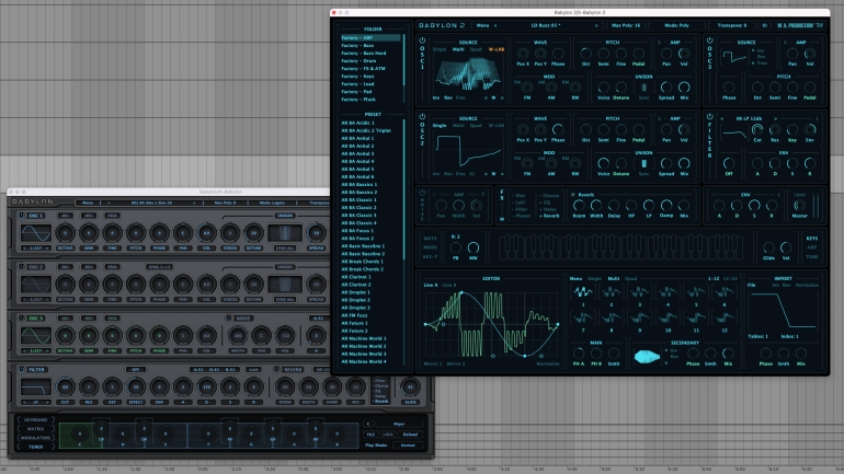 Babylon 2とBabylon 1の比較