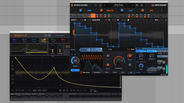 ShaperBox 3とInfiltrator 2の比較