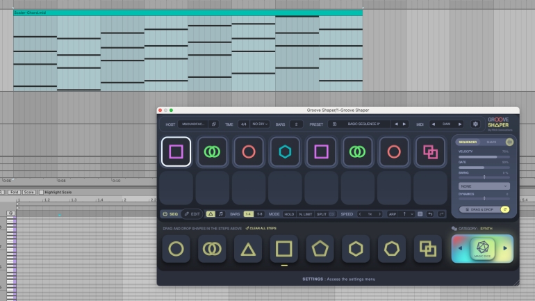 Groove Shaperで打ち込みがかんたんに