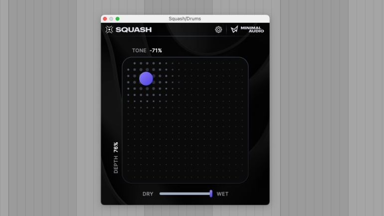 Minimal Audio Squash フリーコンプレッサープラグイン
