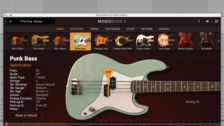 MODO BASS 2 収録モデル