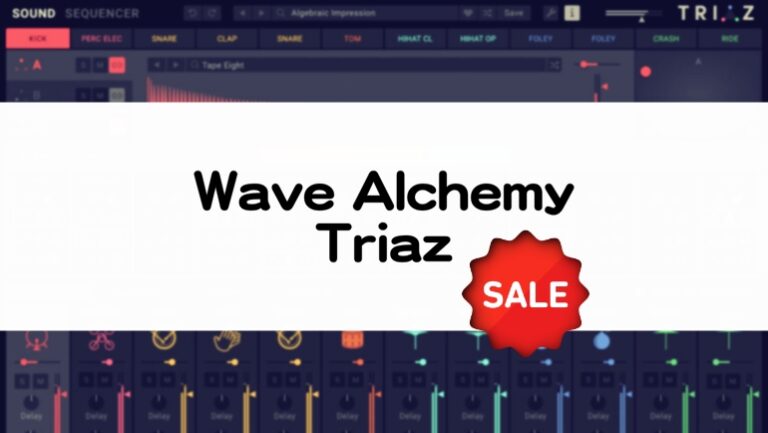 Triaz Triaz【2026/4/7までセール】Wave Alchemyのドラムマシンプラグイン【隙なしの洗練された機能】