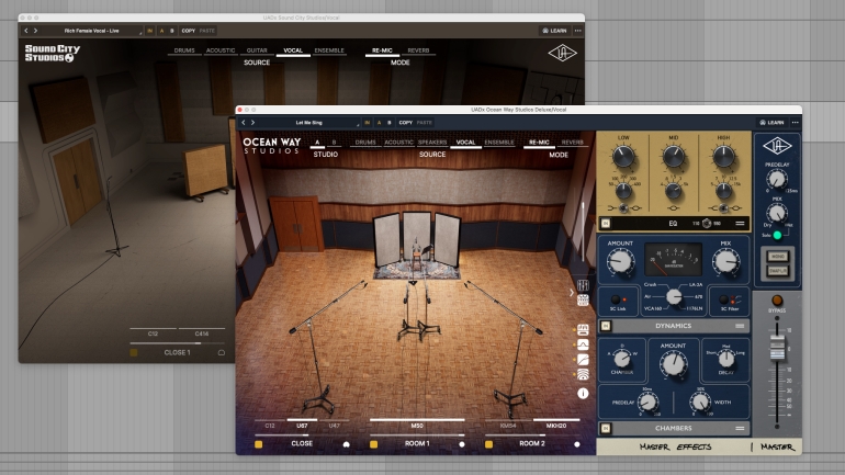 Ocean Way Studios Deluxe vs UAD Sound City