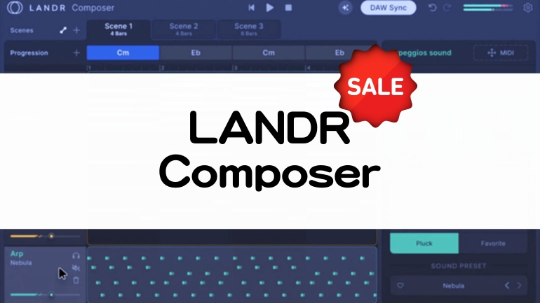 LANDR Composer セール情報