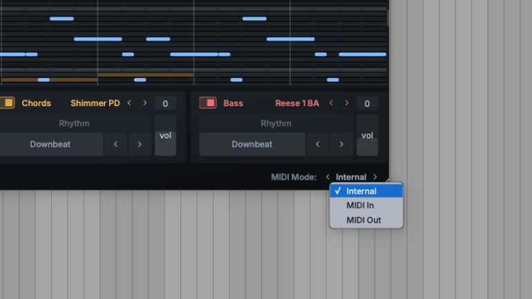Melody Sauce 3のMIDI Mode