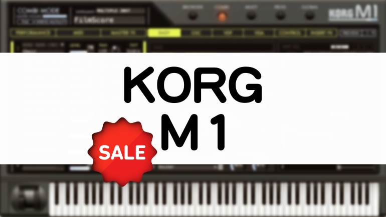 KORG M1 プラグインのセール情報