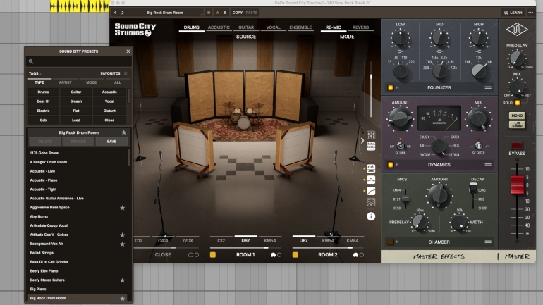 UAD Sound City Studios Pluginをレビュー