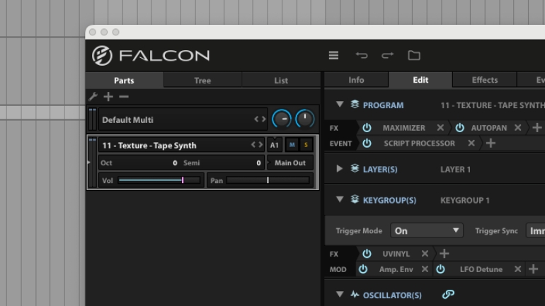 UVI FalconのMulti
