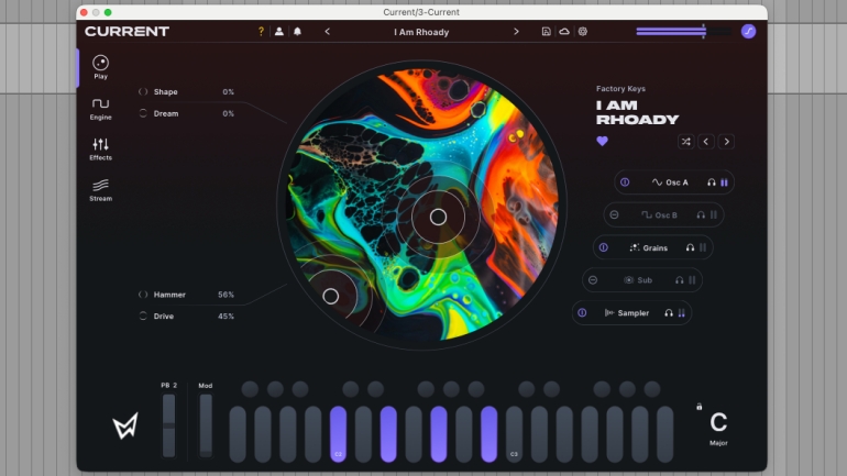 Minimal Audio CurrentのGUI