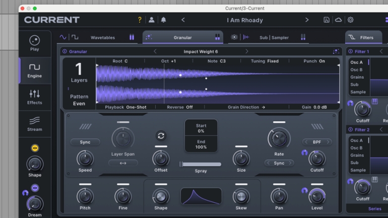 Minimal Audio Currentのシンセエンジン