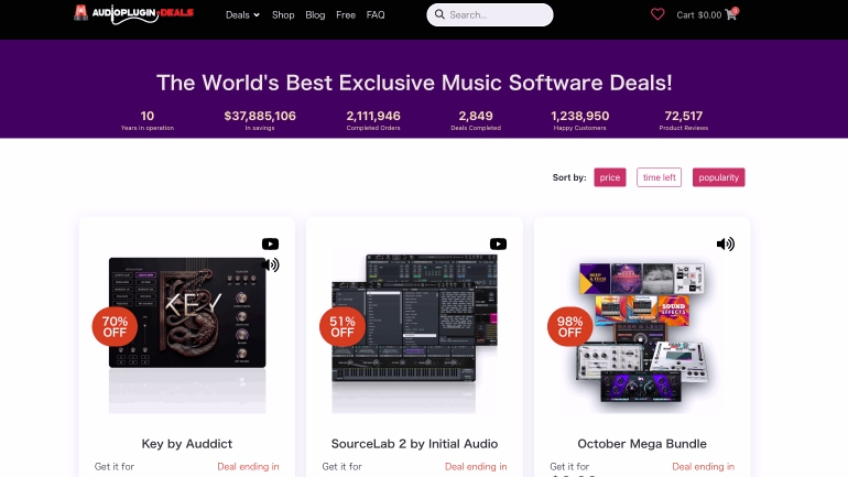 Audio Plugin DealsでもSerumプリセットが期間限定販売される